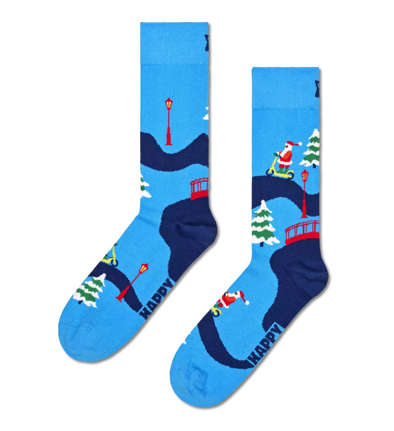 2-Pack Happy Holidays Socks Gift Set-Strømper-Happy Socks-Aandahls