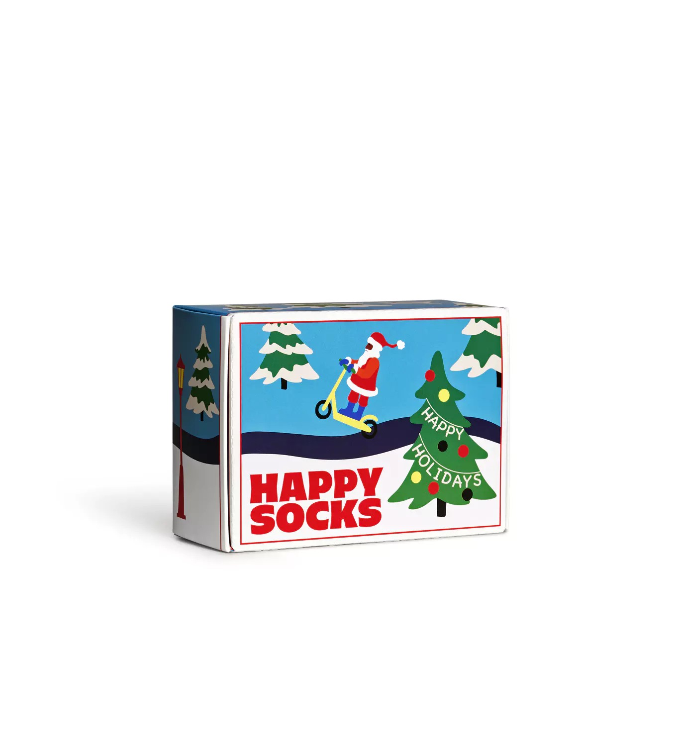2-Pack Happy Holidays Socks Gift Set-Strømper-Happy Socks-Aandahls