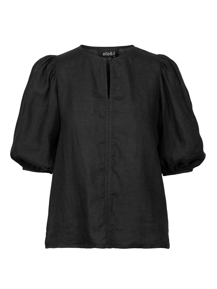 Anna linen top-Topp-Ella&il-Aandahls