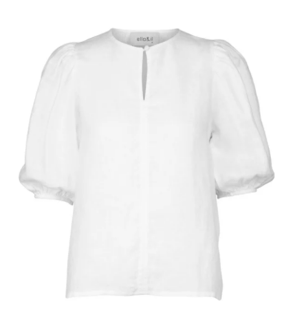 Anna linen top-Topp-Ella&il-Aandahls