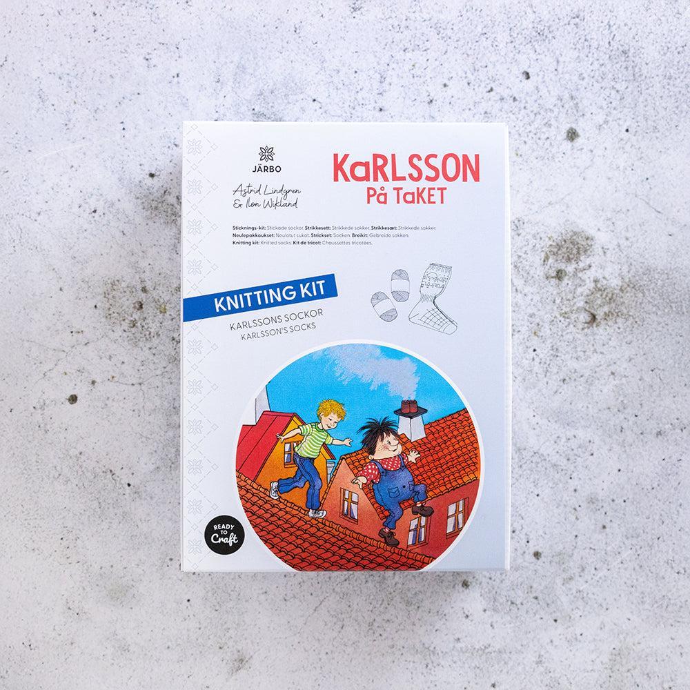 Astrid Lindgren strikkepakke - Karlsson på taket-Garn & Broderi-Nordanå-Aandahls