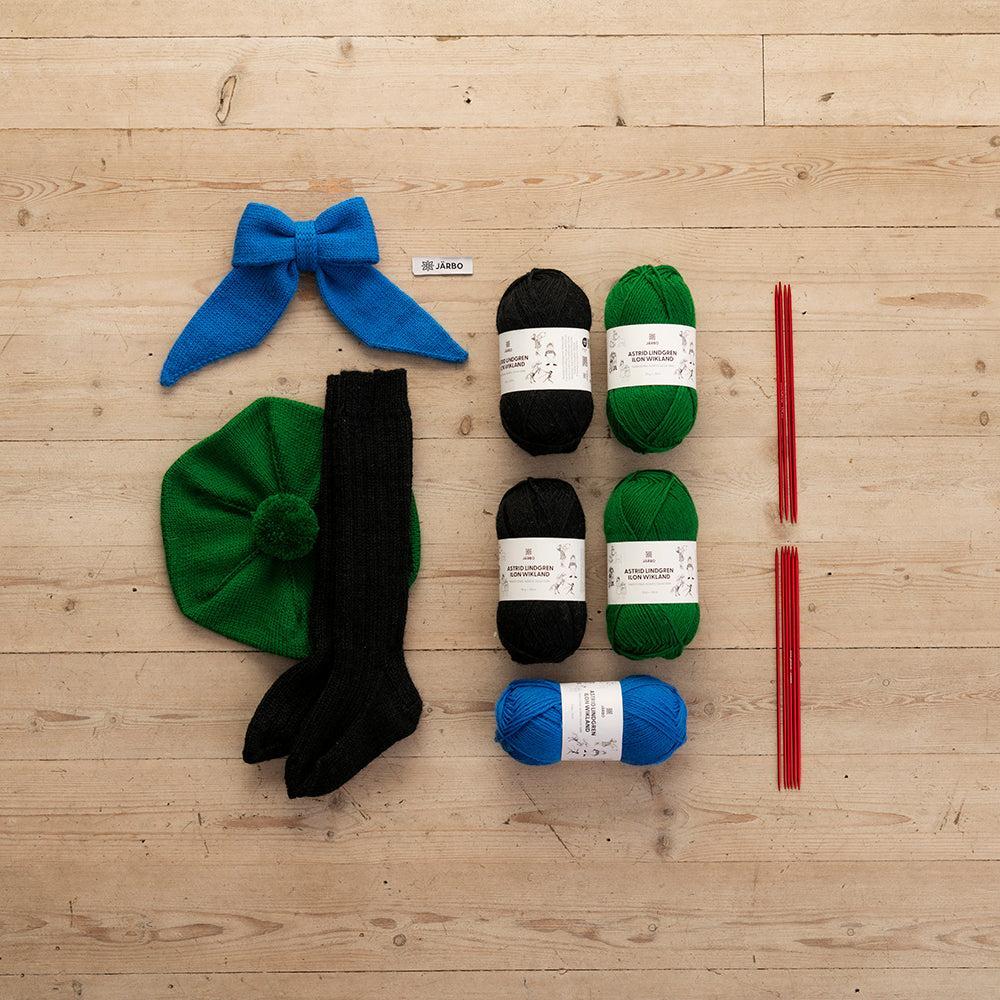Astrid Lindgren strikkepakke - Madicken-Garn & Broderi-Nordanå-Aandahls