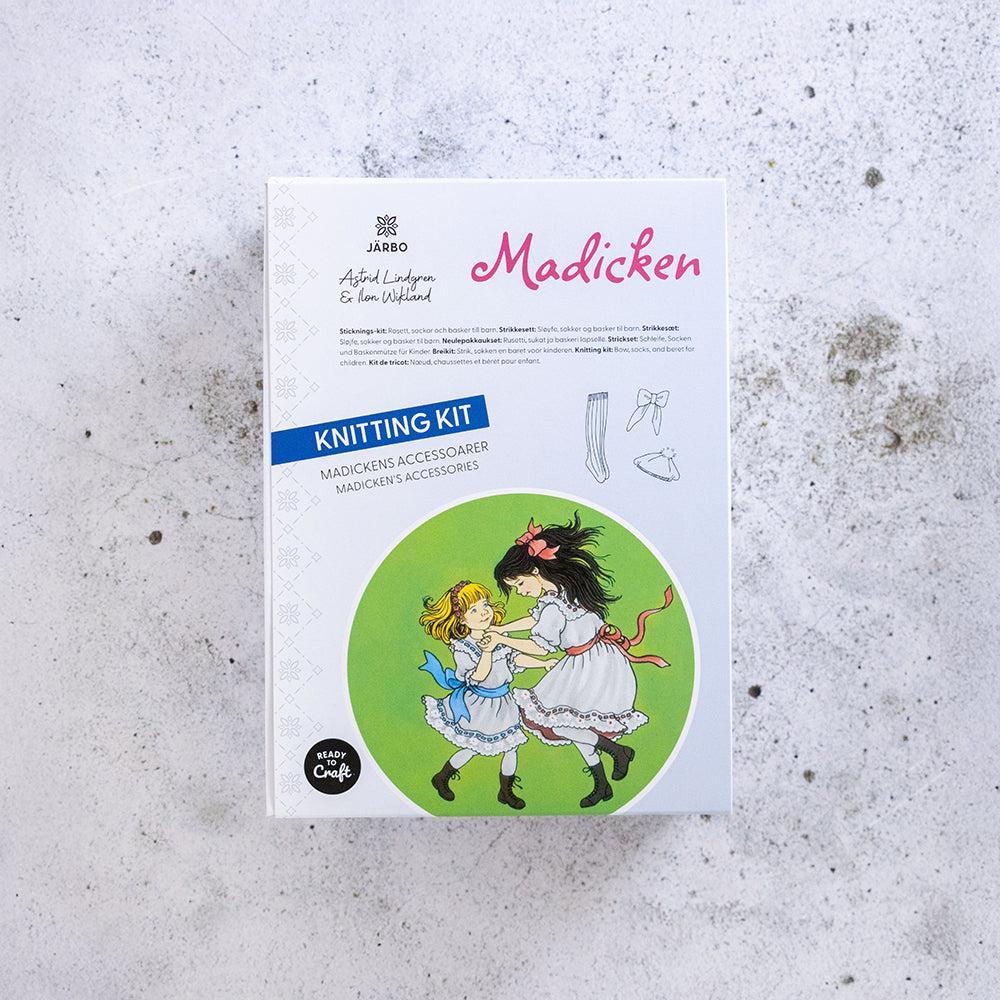Astrid Lindgren strikkepakke - Madicken-Garn & Broderi-Nordanå-Aandahls