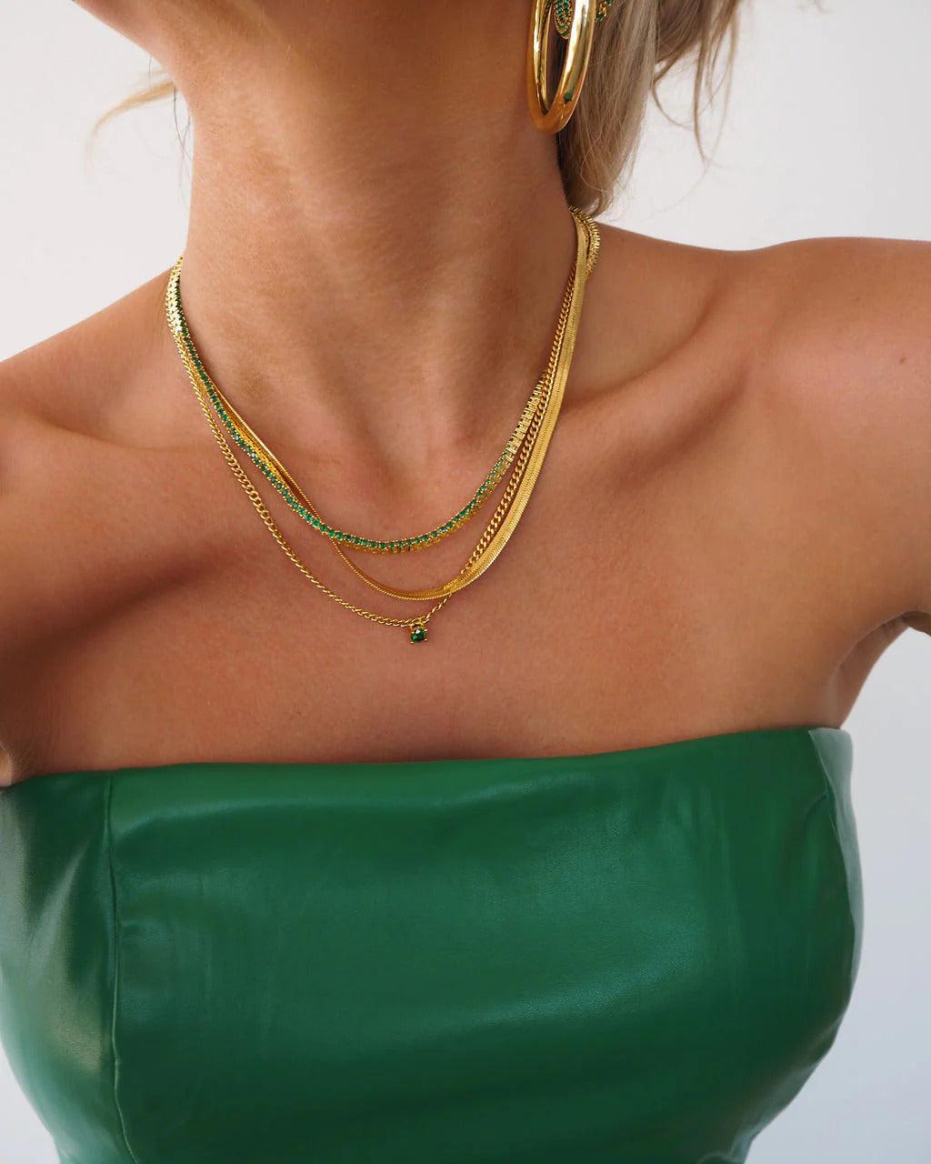 BARDOT STUD NECKLACE-Acces-LUV AJ-Aandahls