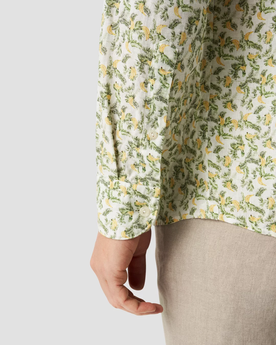Banana linen shirt-Skjorte-Eton Shirt-Aandahls