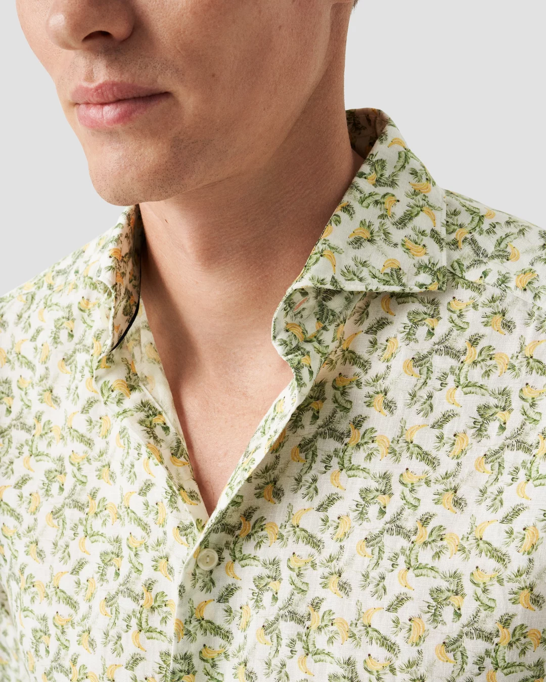 Banana linen shirt-Skjorte-Eton Shirt-Aandahls