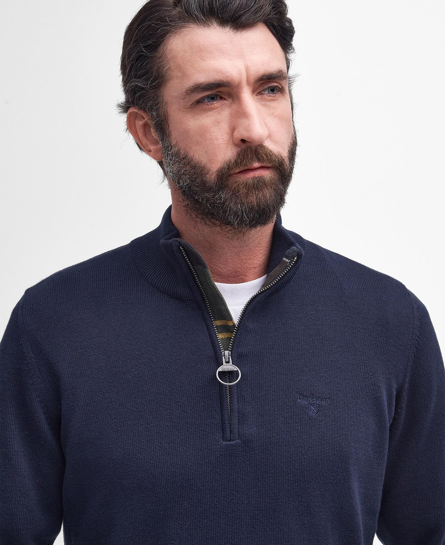 Barbour Cotton Half Zip-Genser-Barbour-Aandahls
