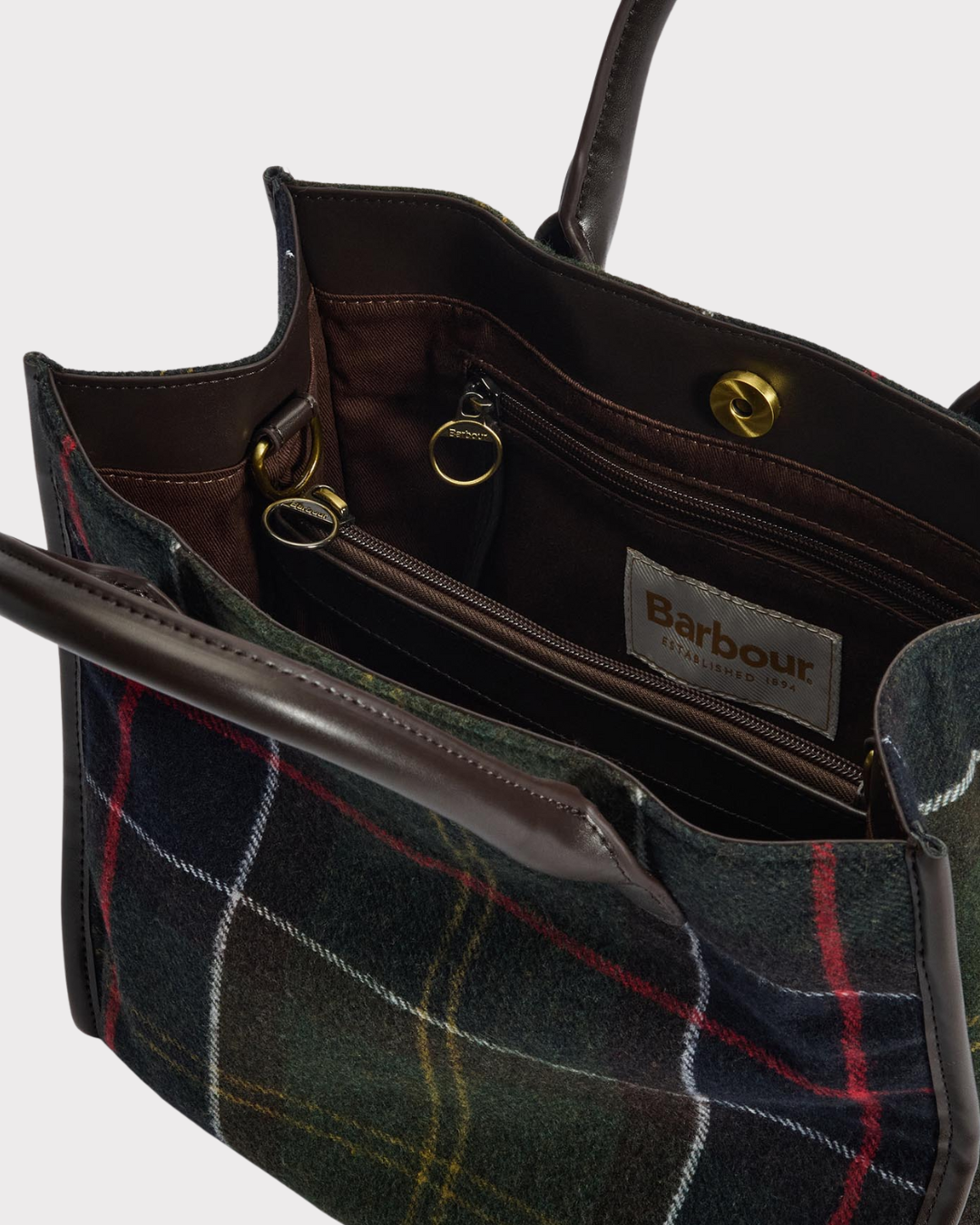 Barnhill Tartan Tote Bag-Veske-Barbour-Aandahls