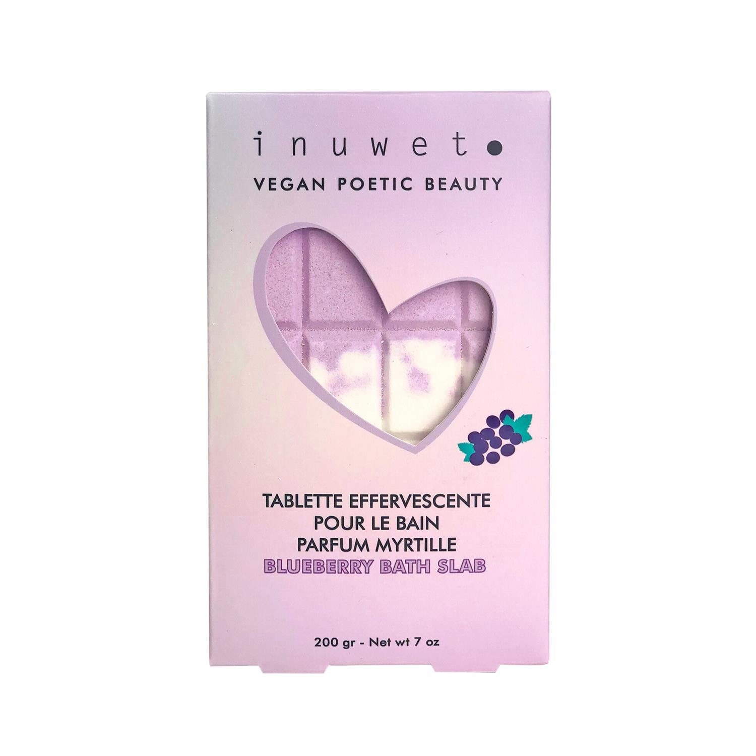 Bath tablet fizz - Blueberry-Tilbehør-Inuwet-Aandahls
