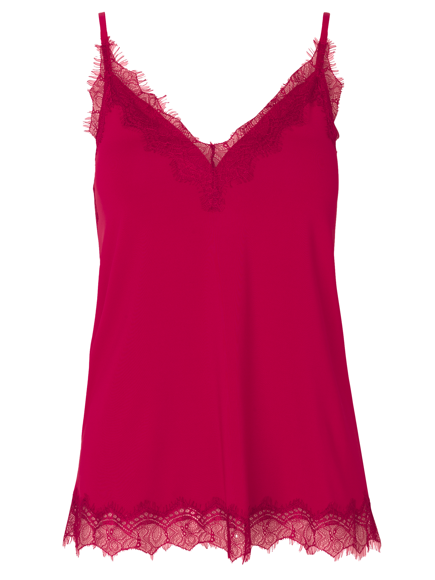 Billie lace strap top-Singlet-Rosemunde-Aandahls
