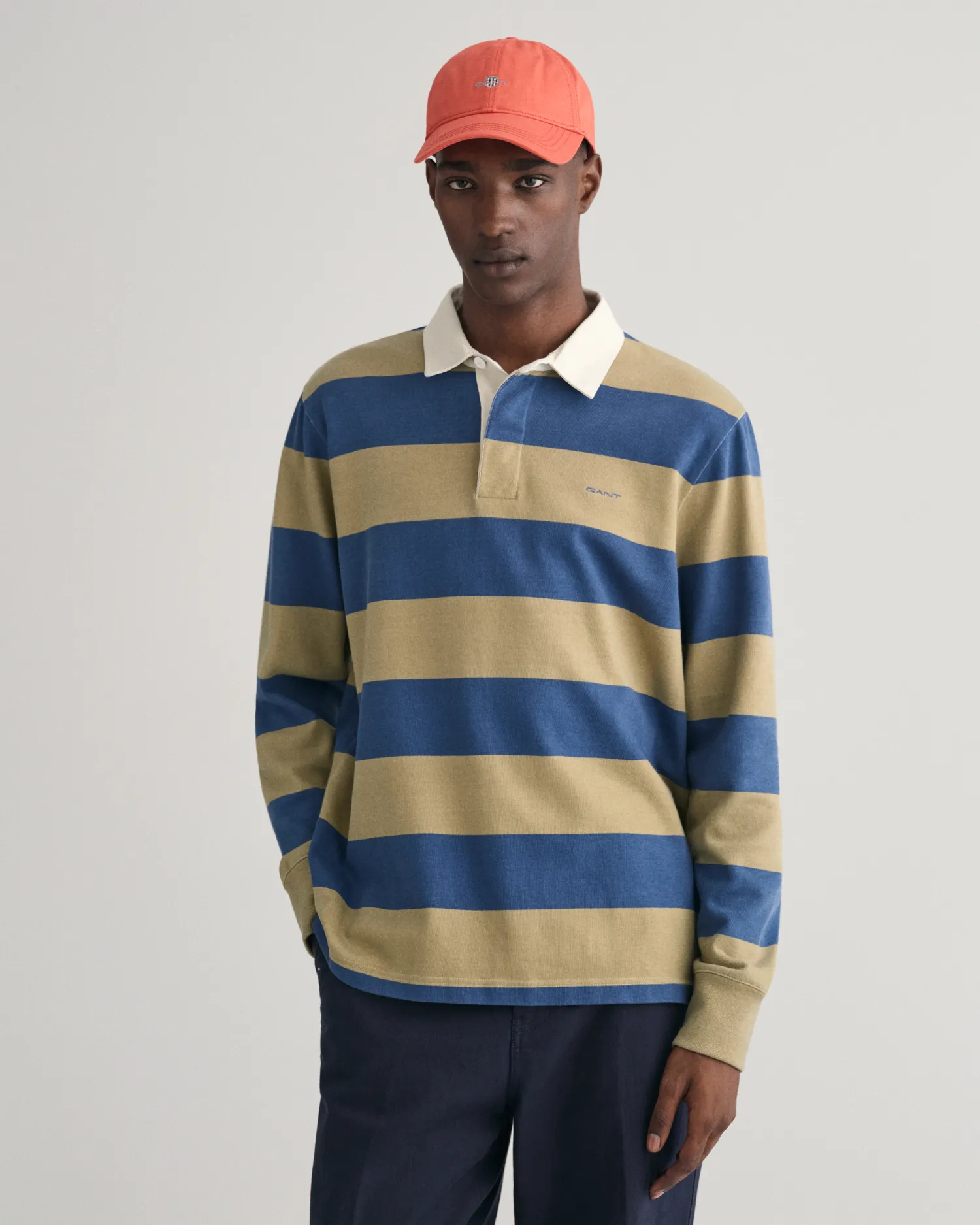 Block Stripe Heavy Rugger-Sweat-Gant-Aandahls