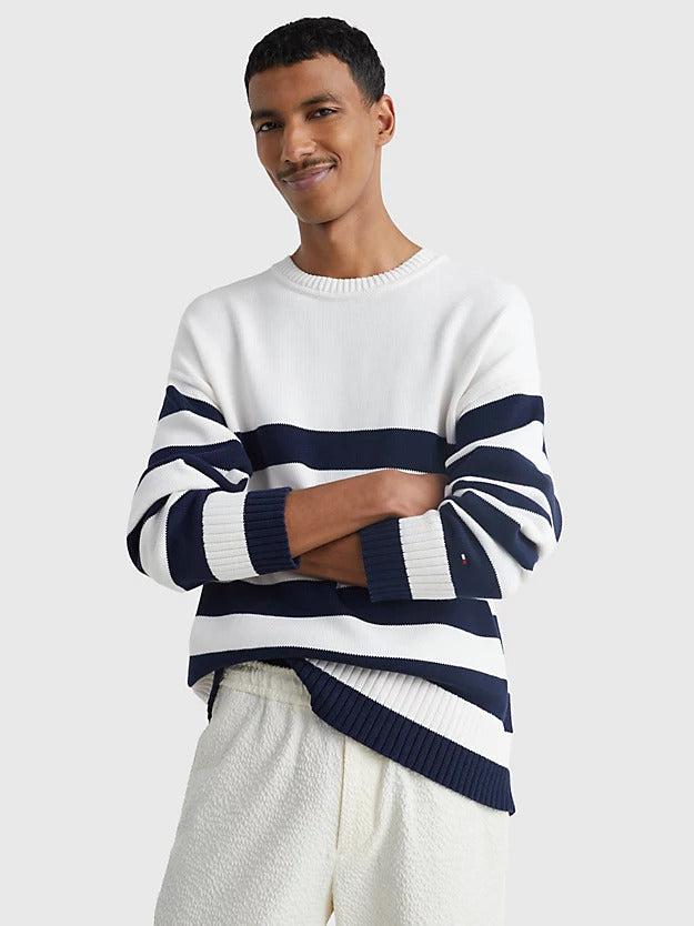 Breton stripe crew neck-Genser-Tommy Hilfiger-Aandahls