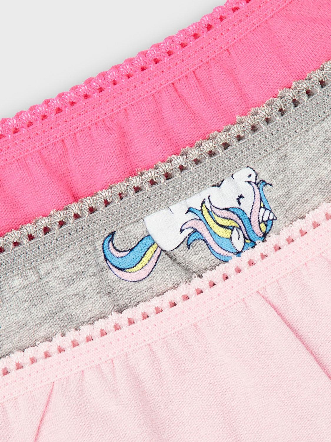 Briefs 3p grey melange Unicorn Noos-Diverse undertøy-Name it-Aandahls