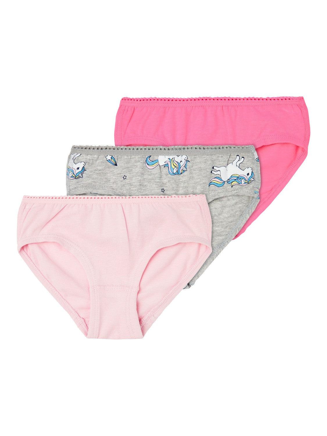 Briefs 3p grey melange Unicorn Noos-Diverse undertøy-Name it-Aandahls