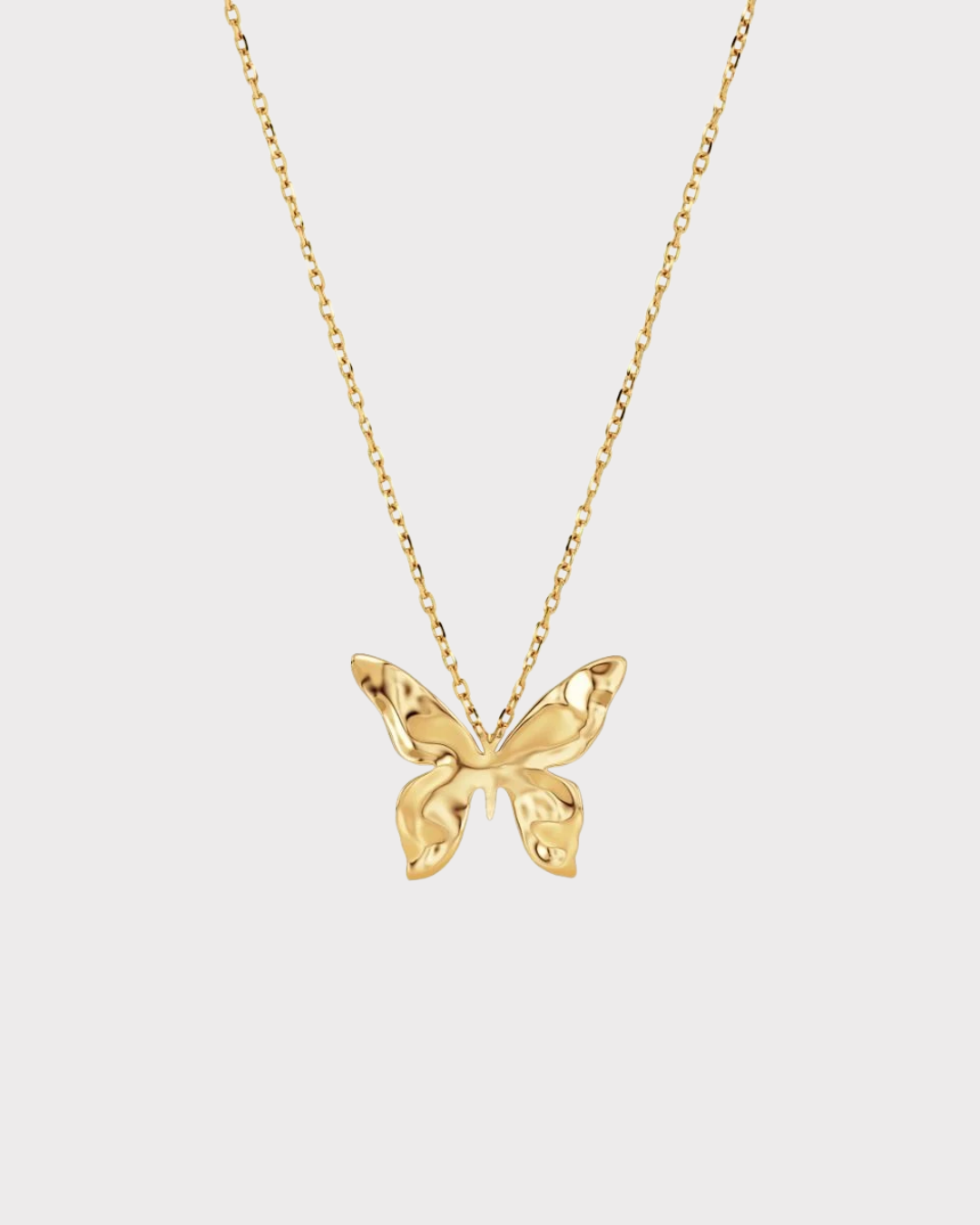 Butterfly Necklace S Gold-Smykke-Edblad-Aandahls
