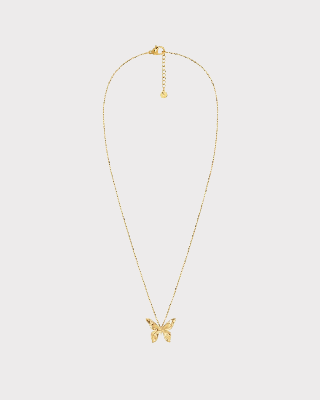 Butterfly Necklace S Gold-Smykke-Edblad-Aandahls