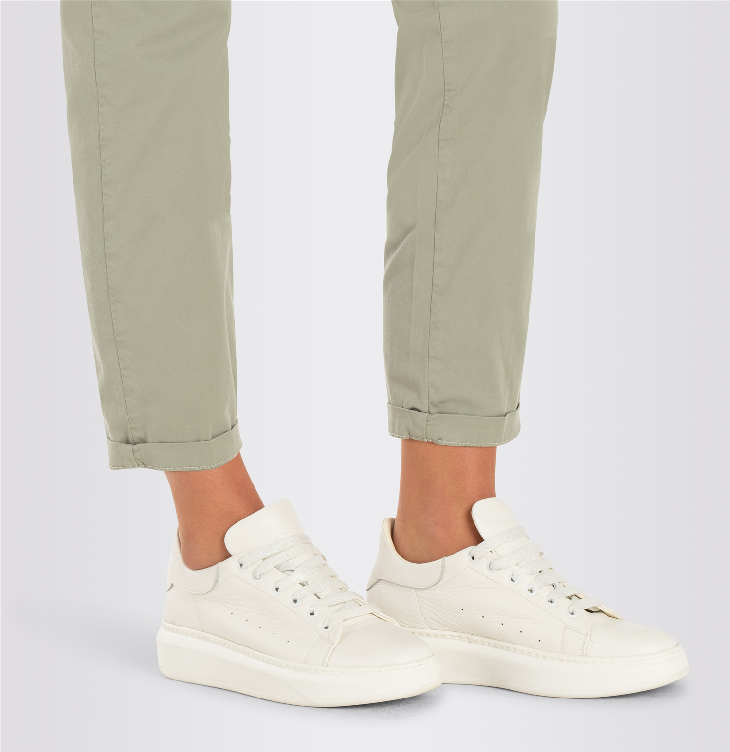 CHINO turn up-Bukse-MAC-Aandahls