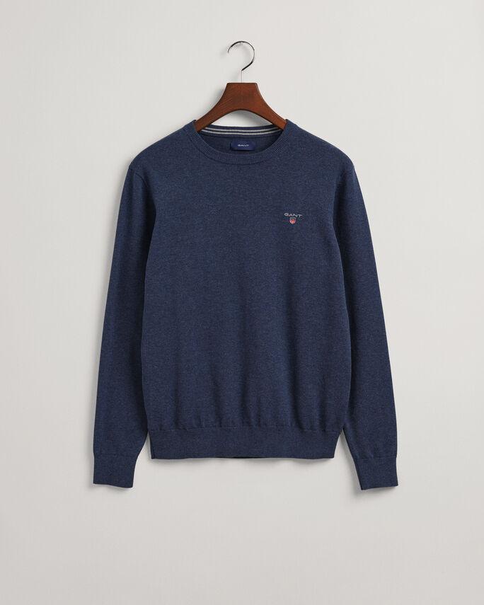 CLASSIC COTTON C-NECK-Strikk-Gant-Aandahls