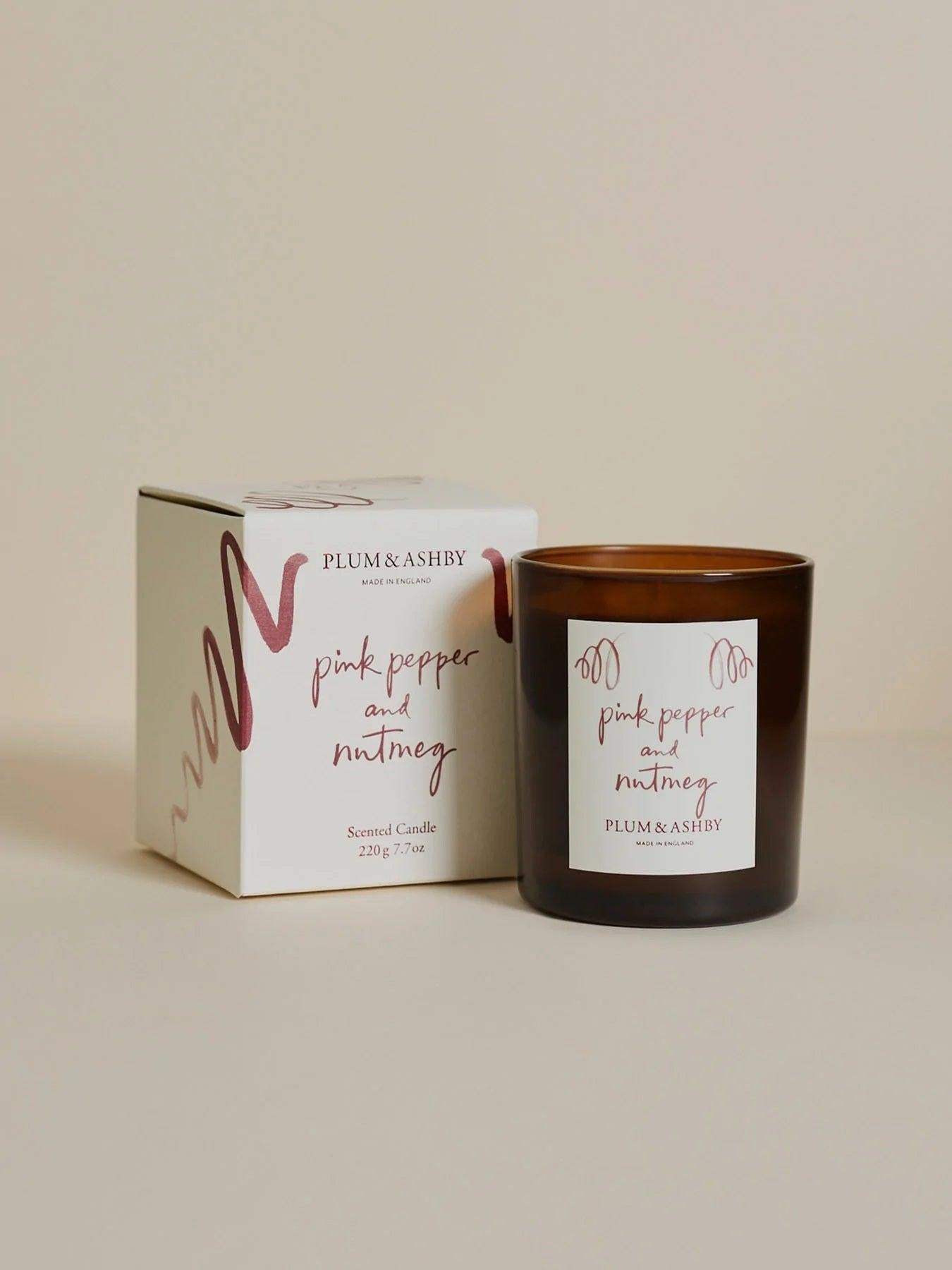 Candle Pink Pepper & Nutmeg-Acces interiør-Plum & Ashby-Aandahls