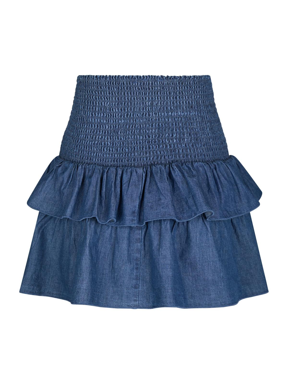 Carin Denim Skirt-Skjørt-Neo Noir-Aandahls