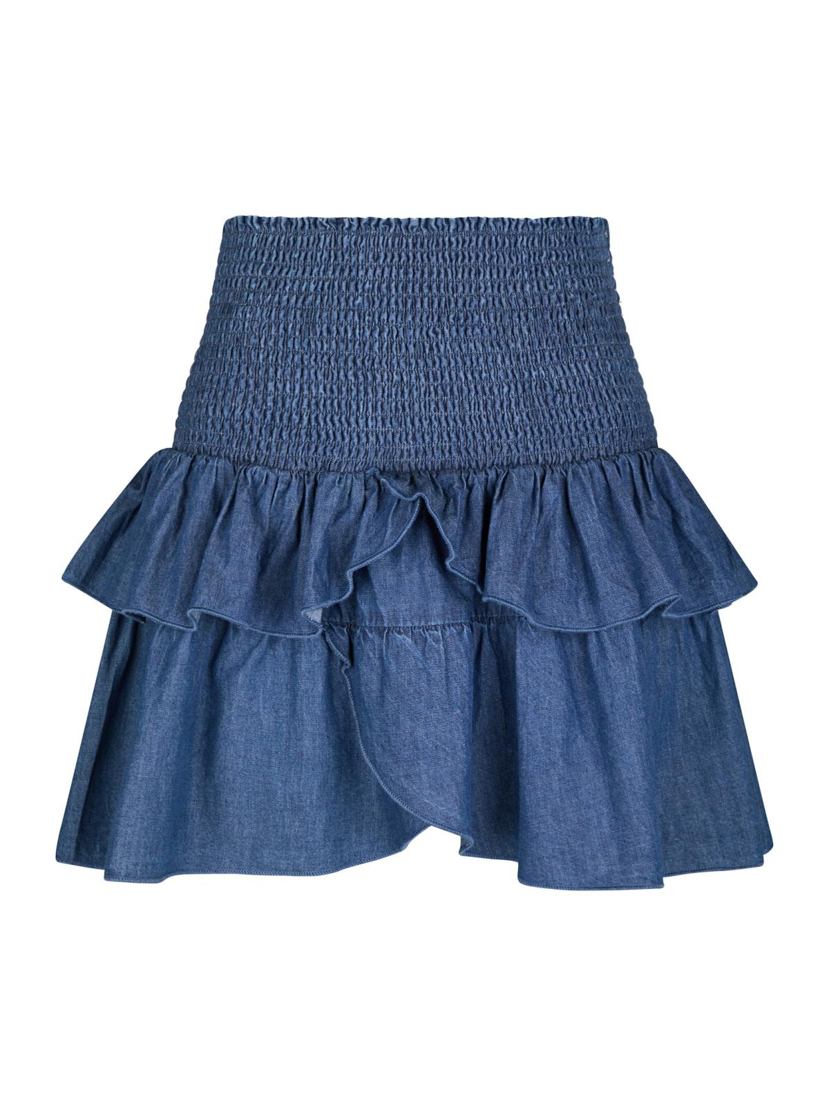 Carin Denim Skirt-Skjørt-Neo Noir-Aandahls