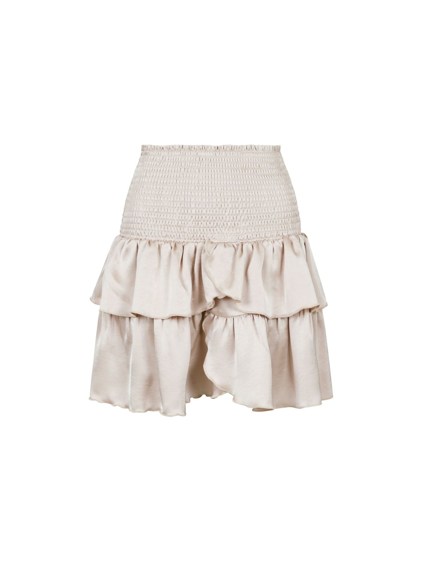 Carin Heavy Sateen skirt-Skjørt-Neo Noir-Aandahls
