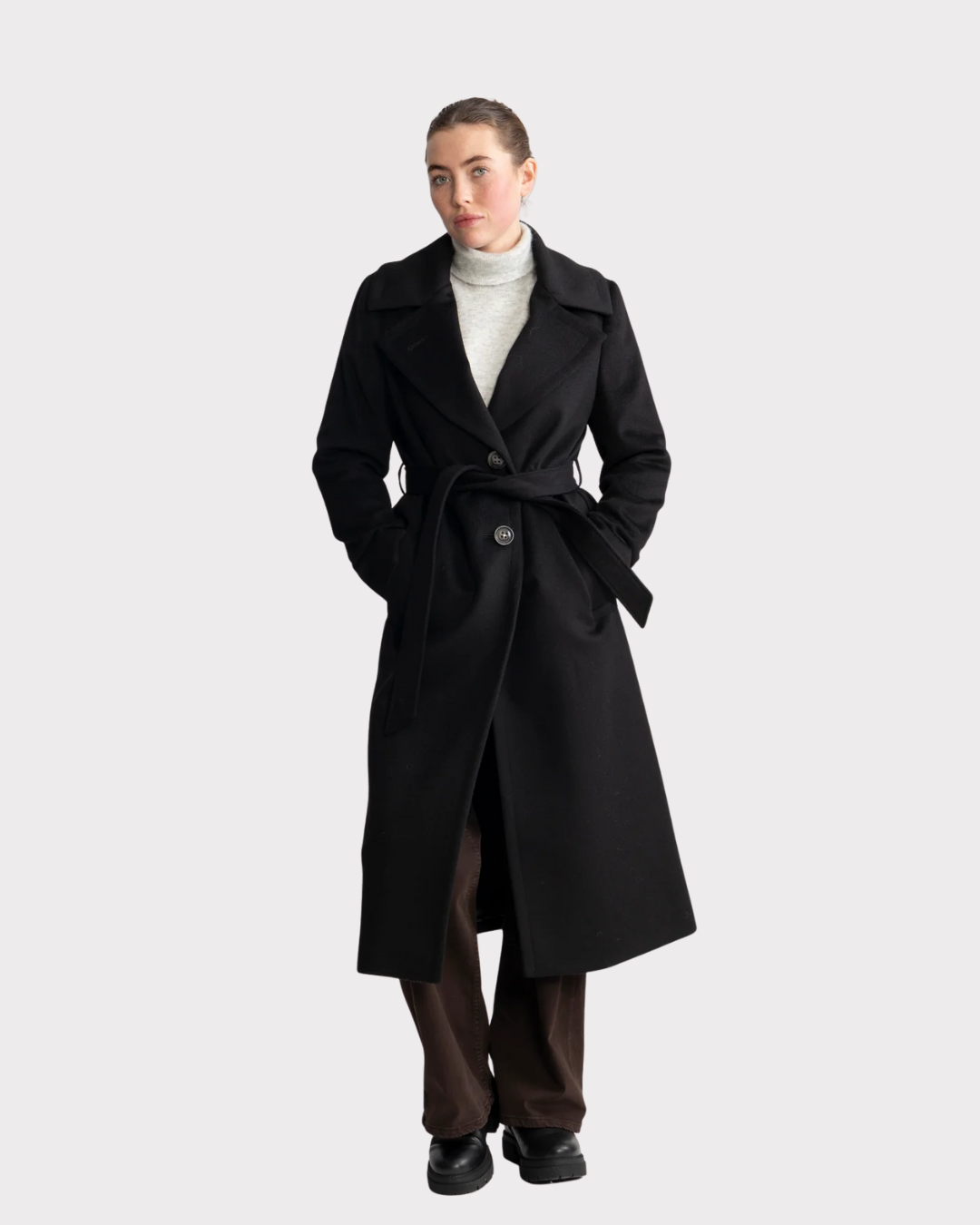 Clareta Belt long-Ytterjakker-SAND-Aandahls