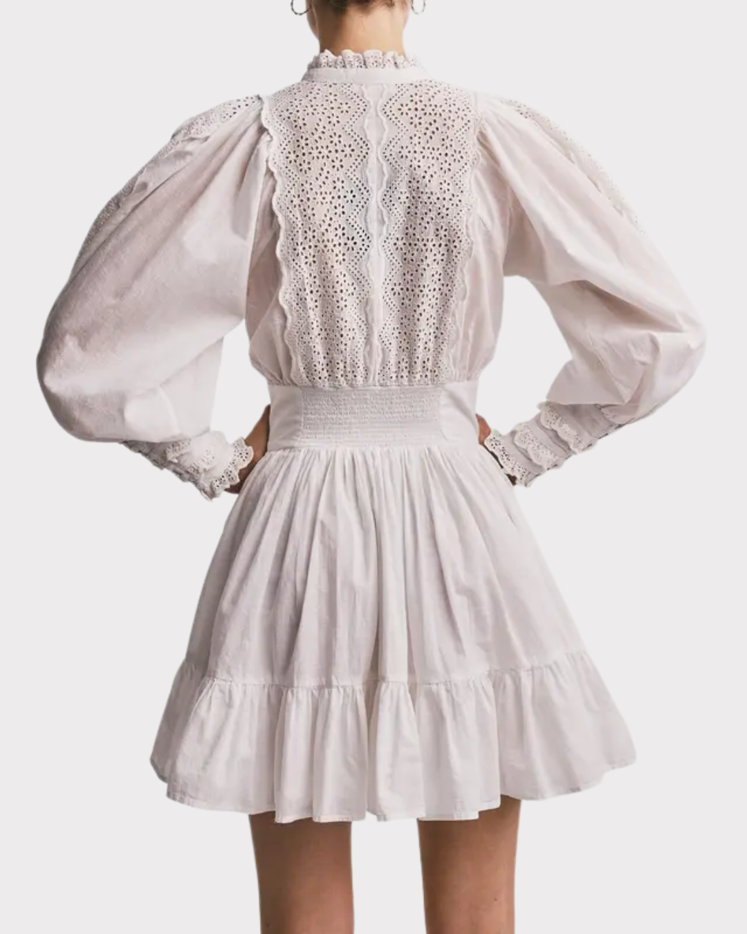 Cotton Slub Mini Dress-Kjole-ByTimo-Aandahls