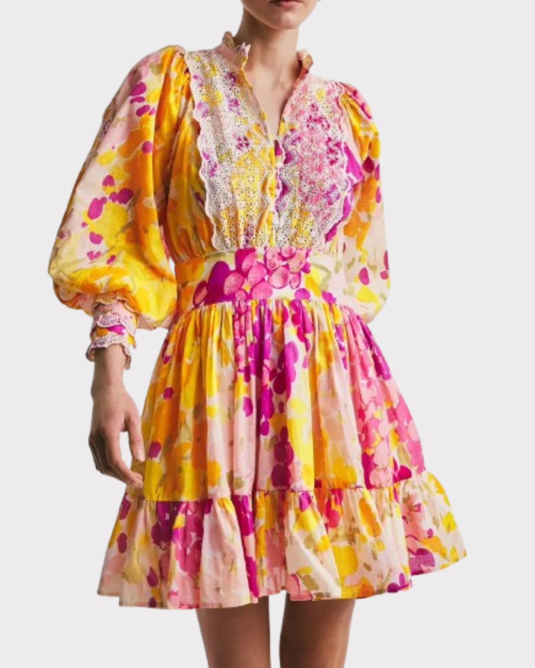 Cotton Slub Mini Dress-Kjole-ByTimo-Aandahls