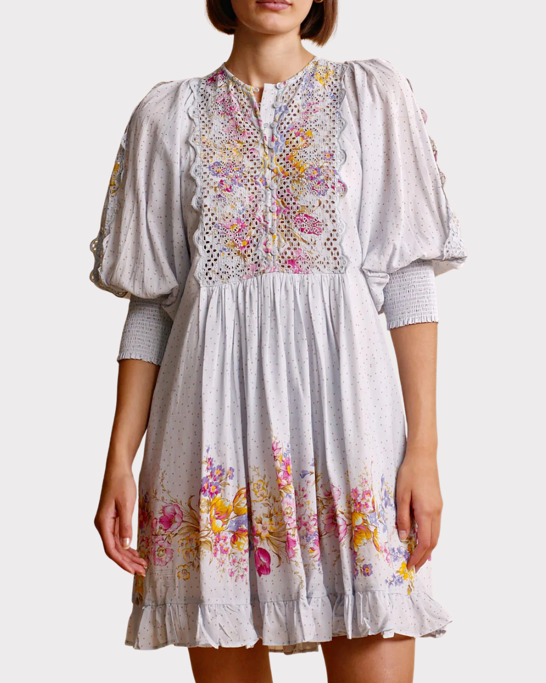 Cotton Slub Shift Dress-Kjole-ByTimo-Aandahls