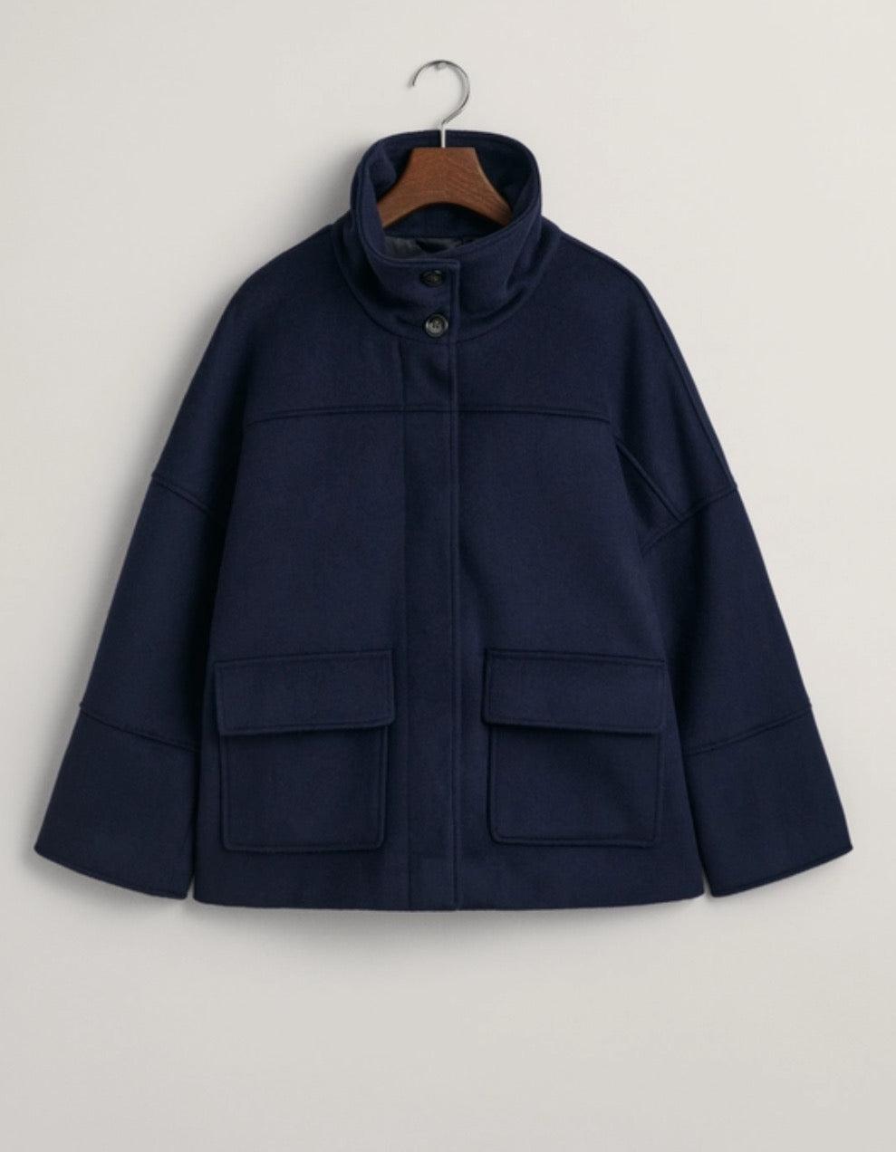 Cropped Wool Jacked-Jakke-Gant-Aandahls