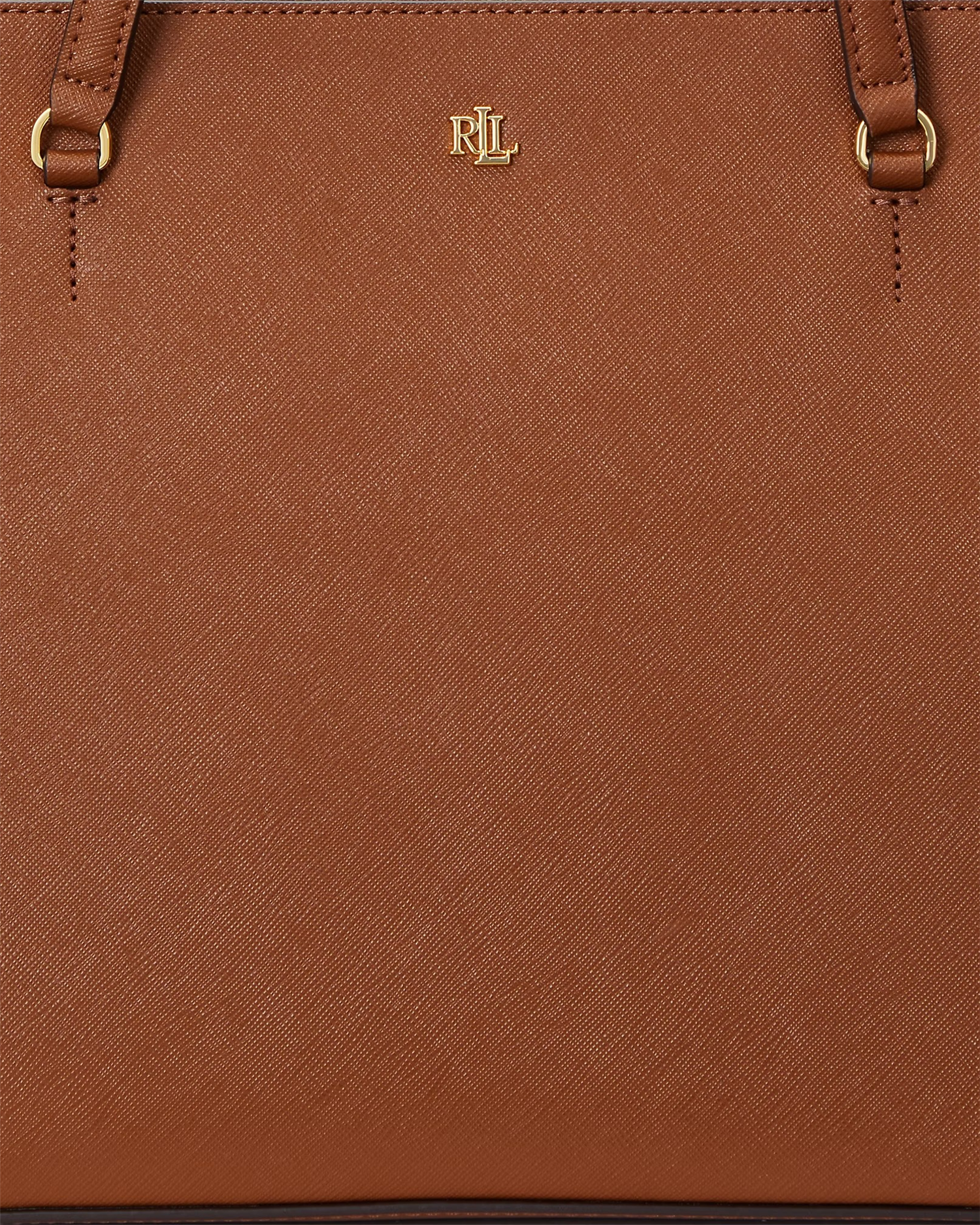 Crosshatch leather karly tote-Veske-Ralph Lauren-Aandahls