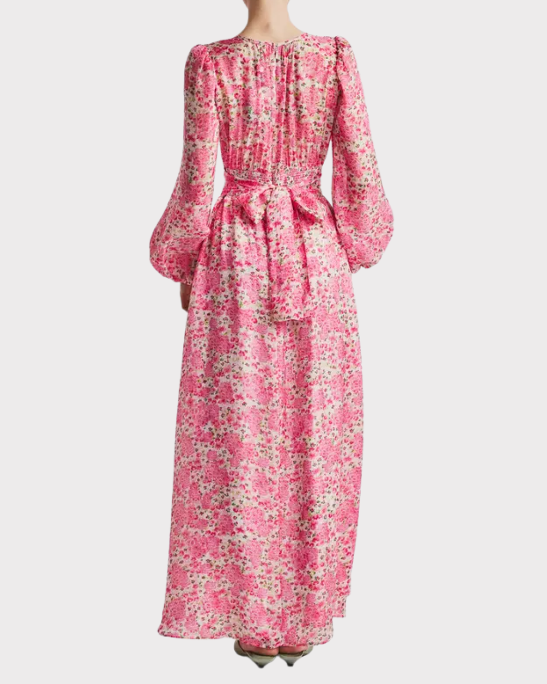Cupro Tieband Gown-Kjole-ByTimo-Aandahls