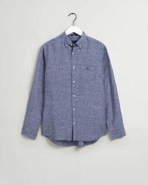 D2.REG LINEN SHIRT BD-Skjorter-Gant-Aandahls