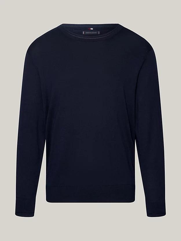 DC cotton lyocell crewneck-Genser-Tommy Hilfiger-Aandahls
