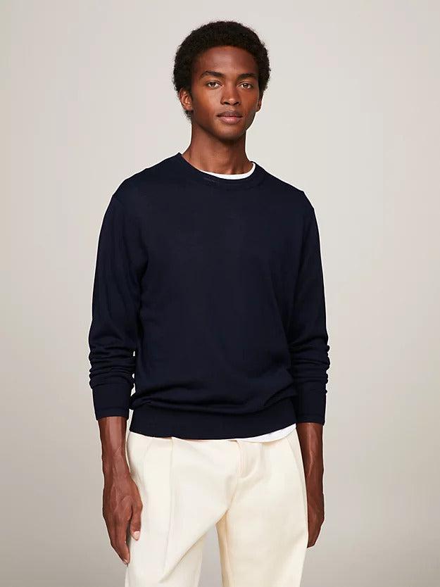 DC cotton lyocell crewneck-Genser-Tommy Hilfiger-Aandahls