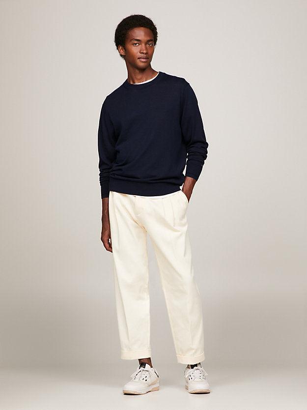DC cotton lyocell crewneck-Genser-Tommy Hilfiger-Aandahls
