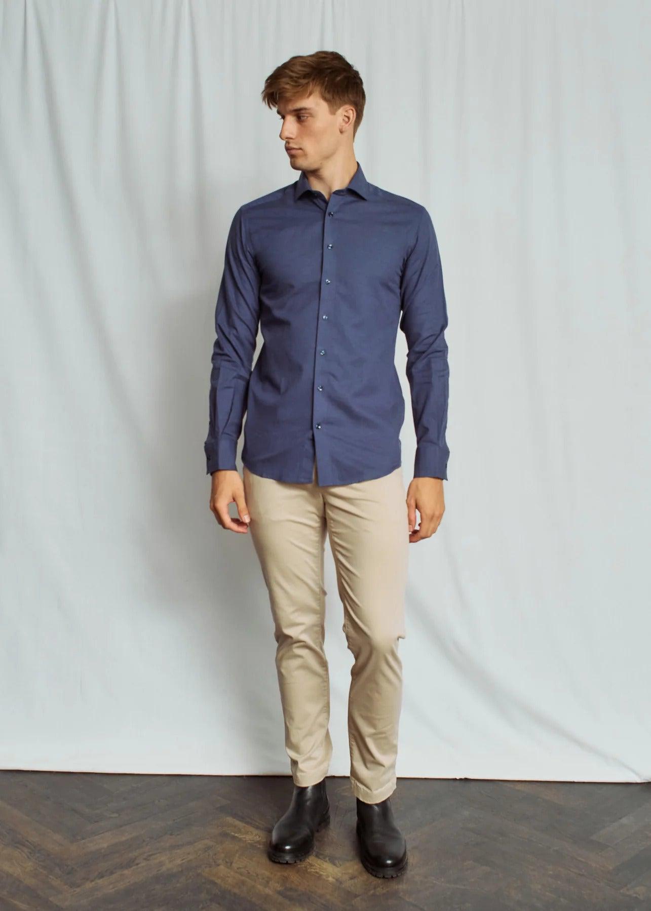 DeAndrè Modern fit shirt-Skjorte-Bruun & Stengade-Aandahls