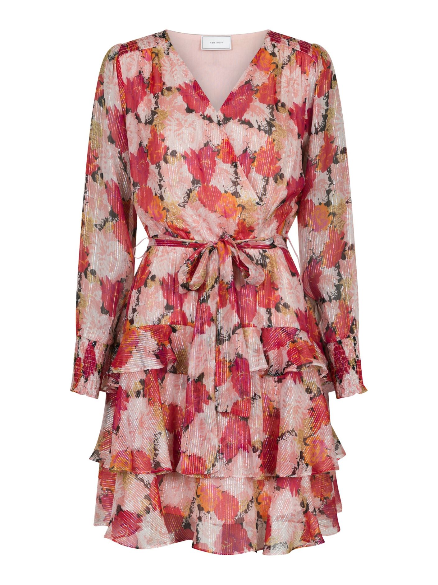 Dennie maxi flower dress-Kjole-Neo Noir-Aandahls