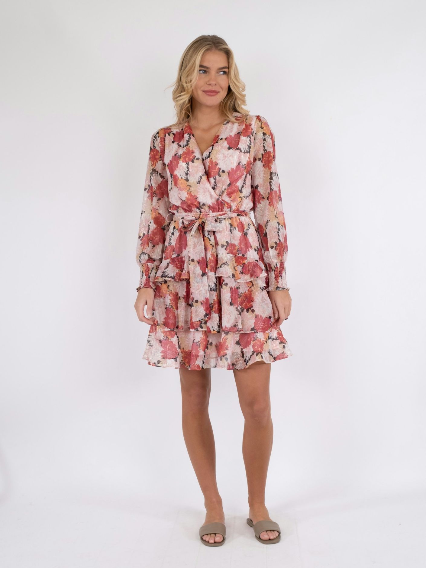 Dennie maxi flower dress-Kjole-Neo Noir-Aandahls