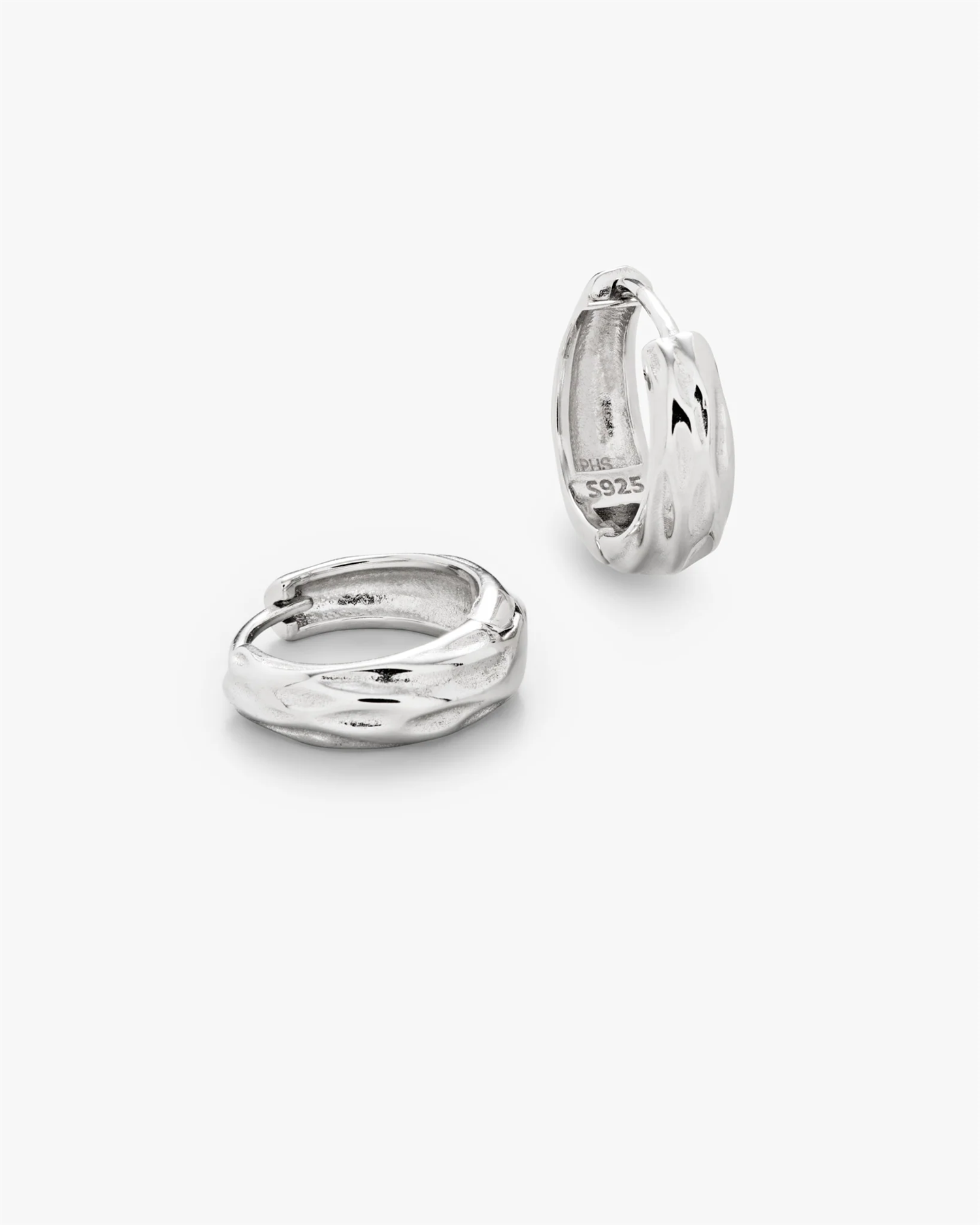 Dome Structured Hoops Medium-Accessories-Philippa Studios-Aandahls