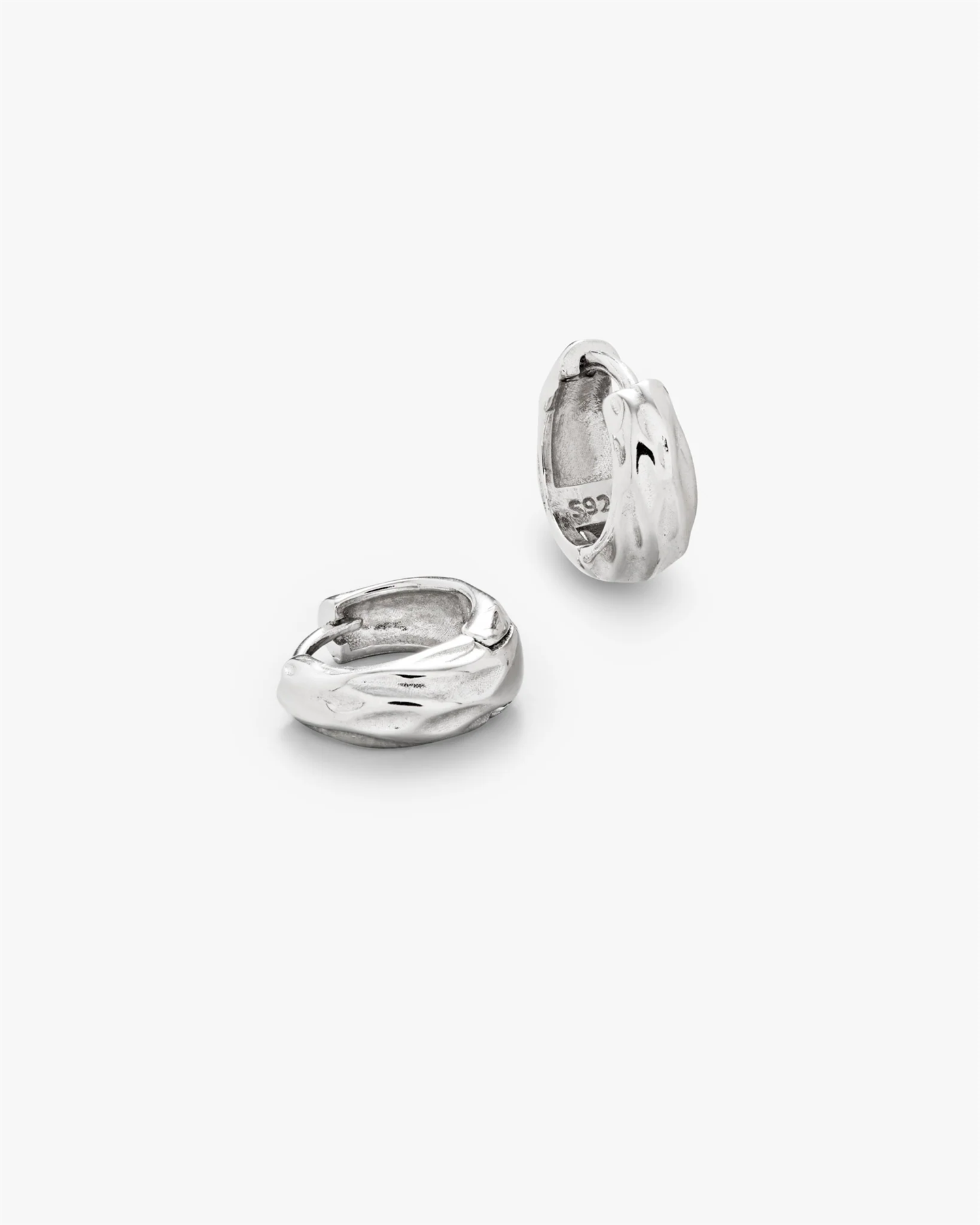Dome Structured Hoops Small-Accessories-Philippa Studios-Aandahls