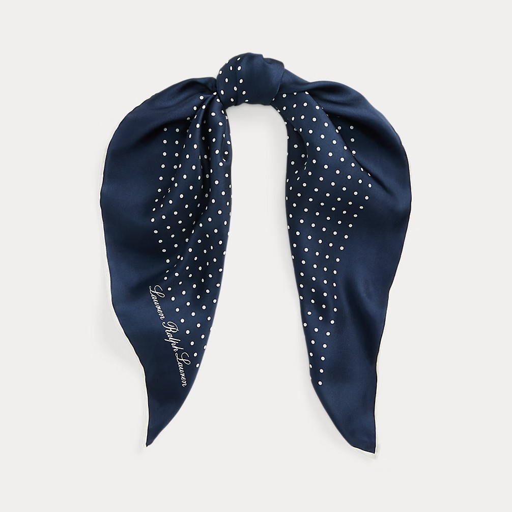 Dot Square scarf-Skjerf-Ralph Lauren-Aandahls
