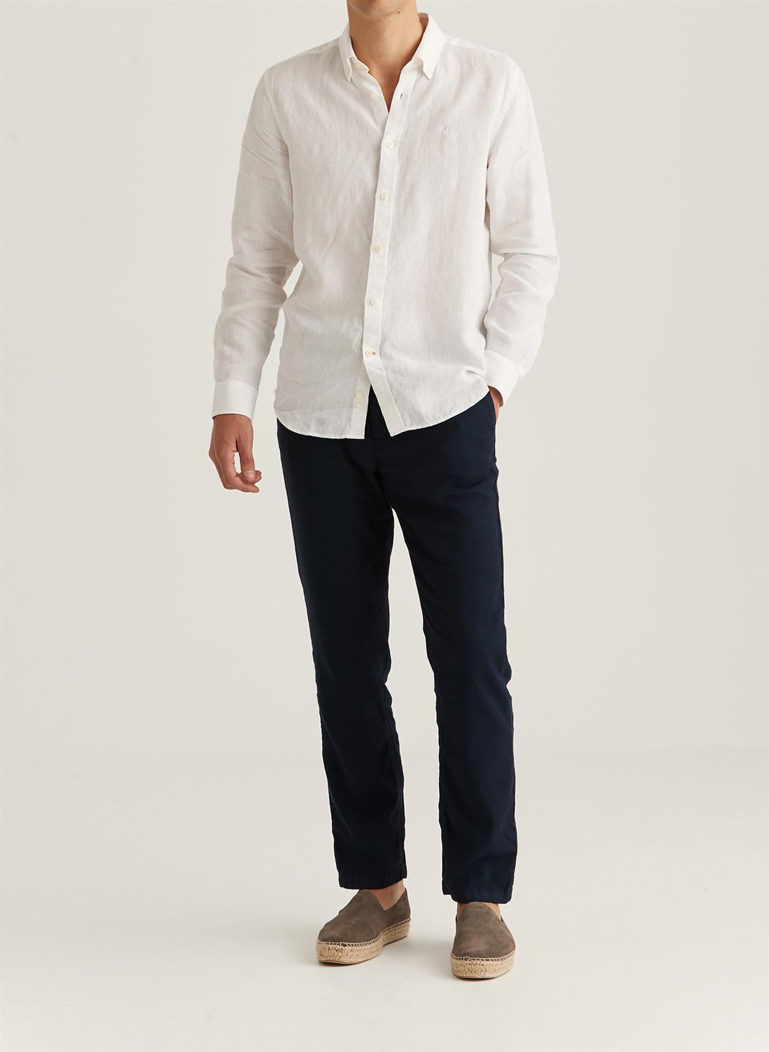 Douglas BD Linen Shirt LS-Skjorter-Morris-Aandahls