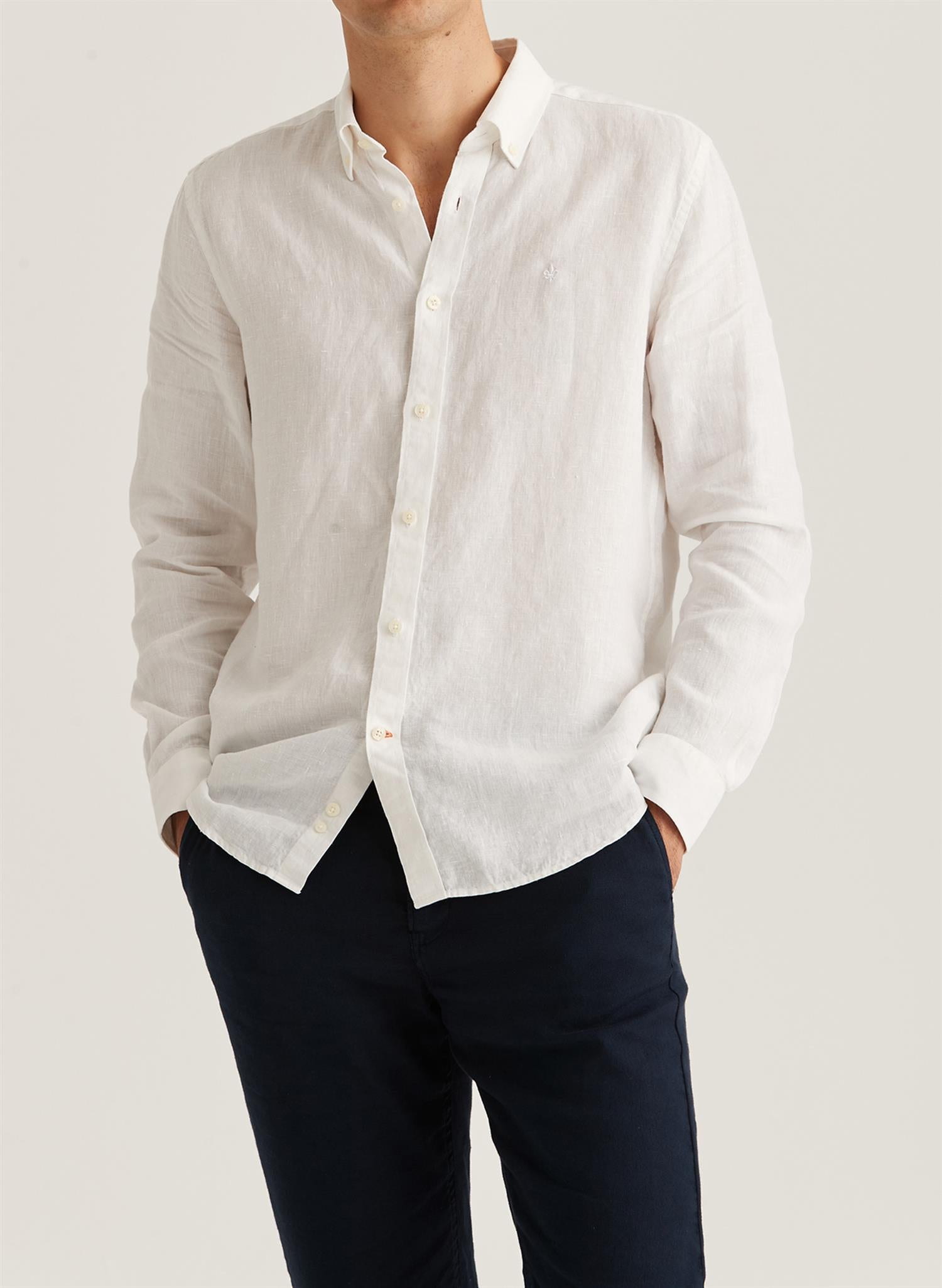 Douglas BD Linen Shirt LS-Skjorter-Morris-Aandahls