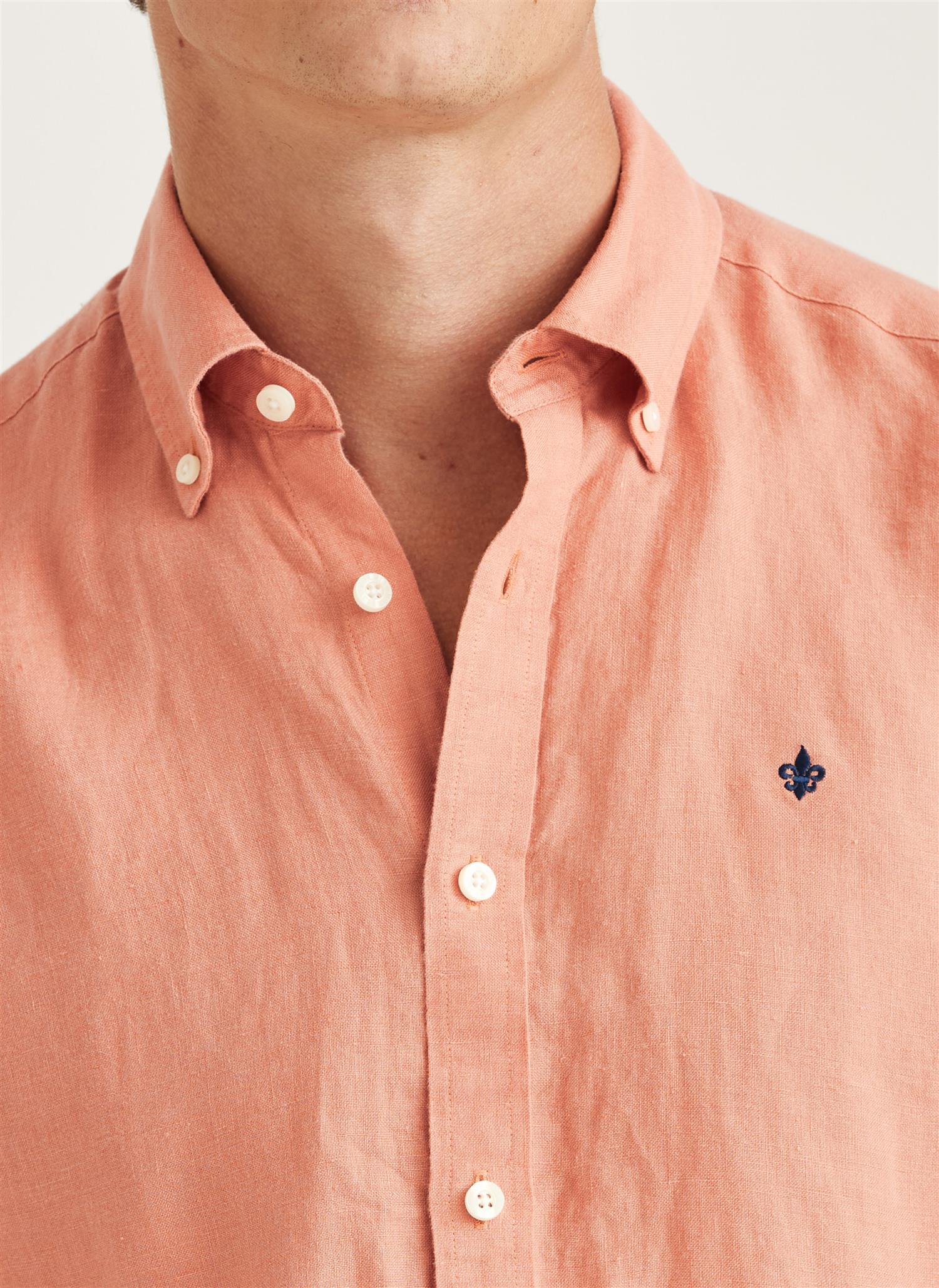 Douglas Linen Shirt Classic Fit-Skjorter-Morris-Aandahls