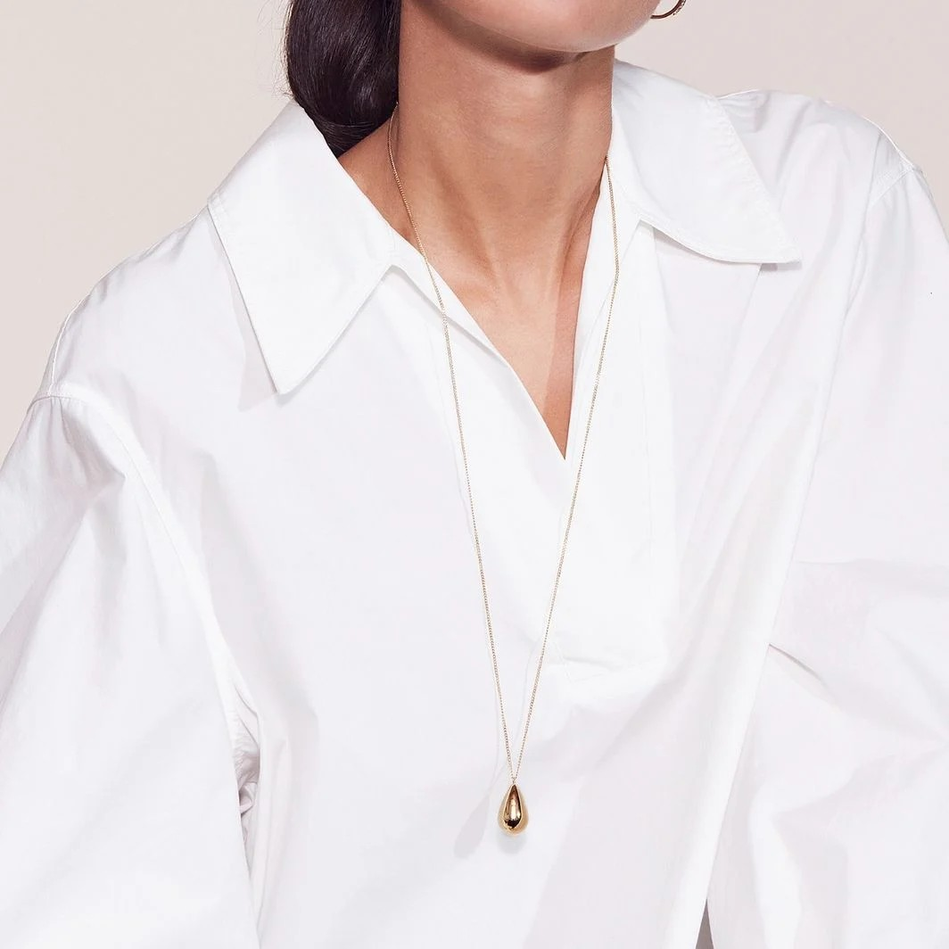 Drop Necklace Gold-Smykke-Edblad-Aandahls