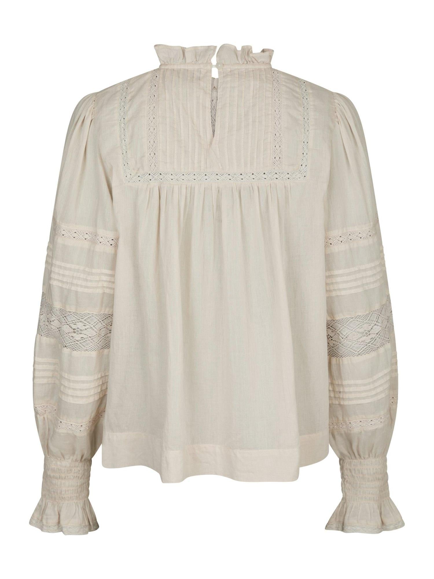 Ebba voile blouse-Bluser-Neo Noir-Aandahls
