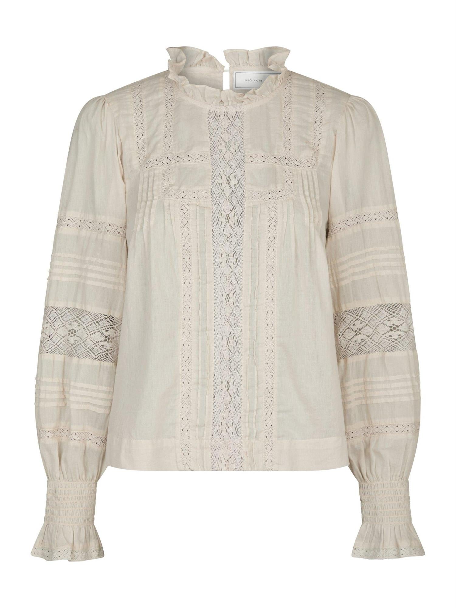 Ebba voile blouse-Bluser-Neo Noir-Aandahls