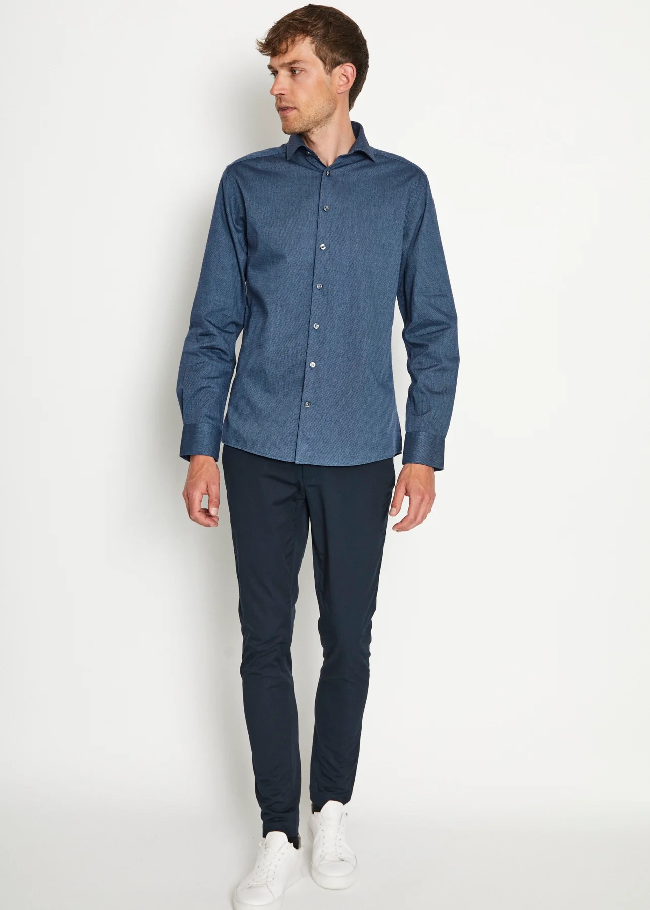 Edvald Slim Fit-Skjorter-Bruun & Stengade-Aandahls